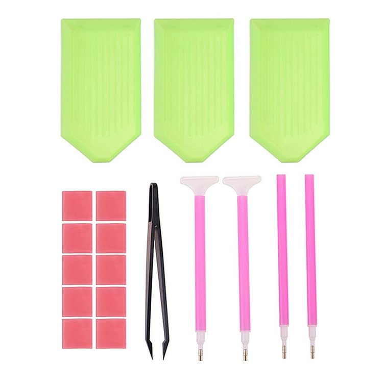 5D Diamond Painting Embroidery Pen DIY Cross Stitch Spot Drilling Tool Kit-gbfke