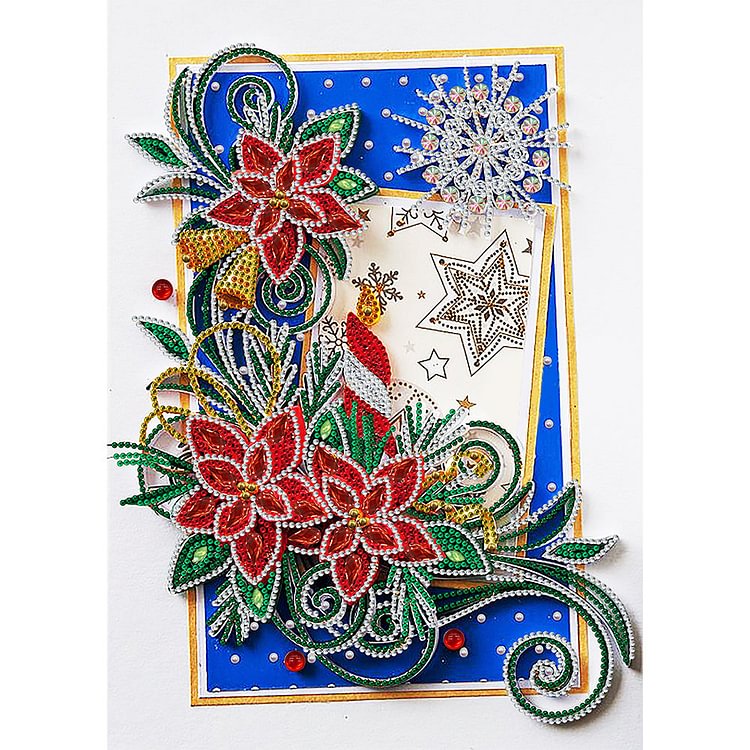 Christmas 30*40CM(Canvas) Special Shaped Drill Diamond Painting-gbfke