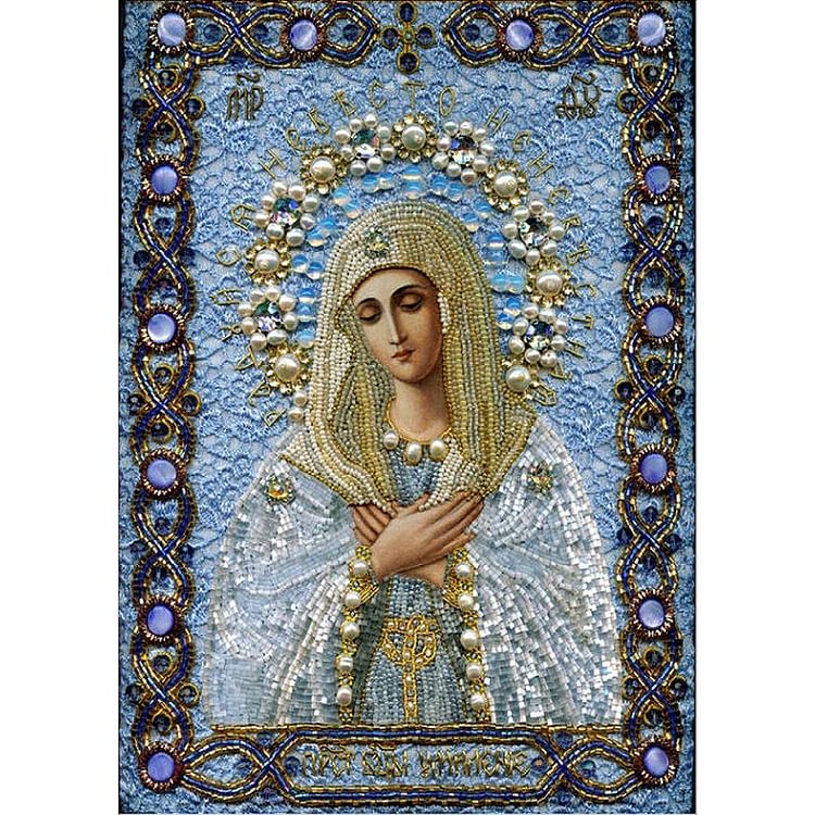 Crystal Religion Part Drill Diamond Painting 40X30CM(Canvas)-gbfke