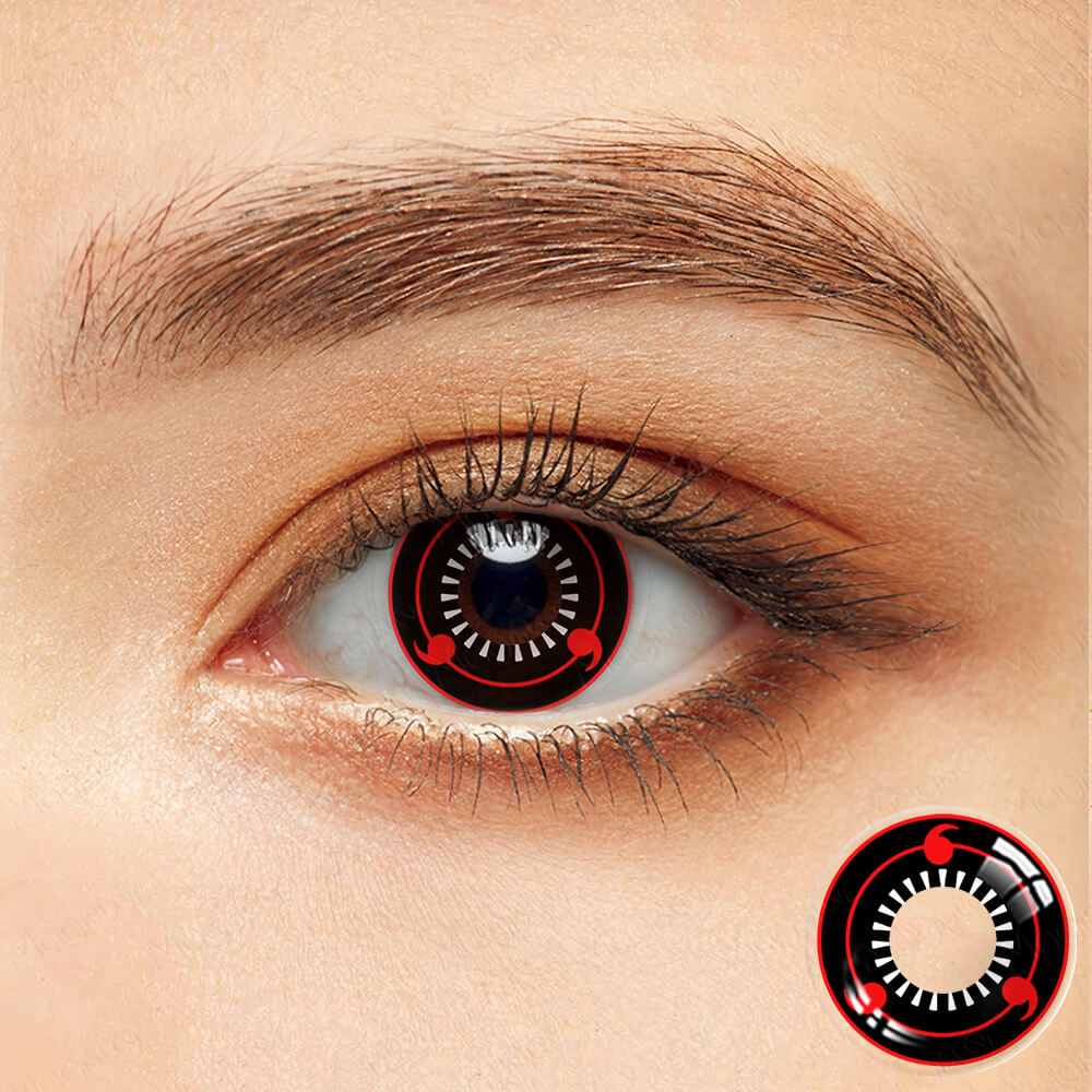 Naruto 3 Tomoe Sharingan Cosplay Contacts