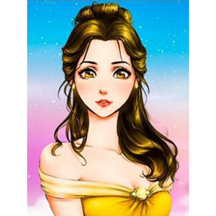Disney Princess 30*40CM(Canvas) Full Round Drill Diamond Painting-gbfke