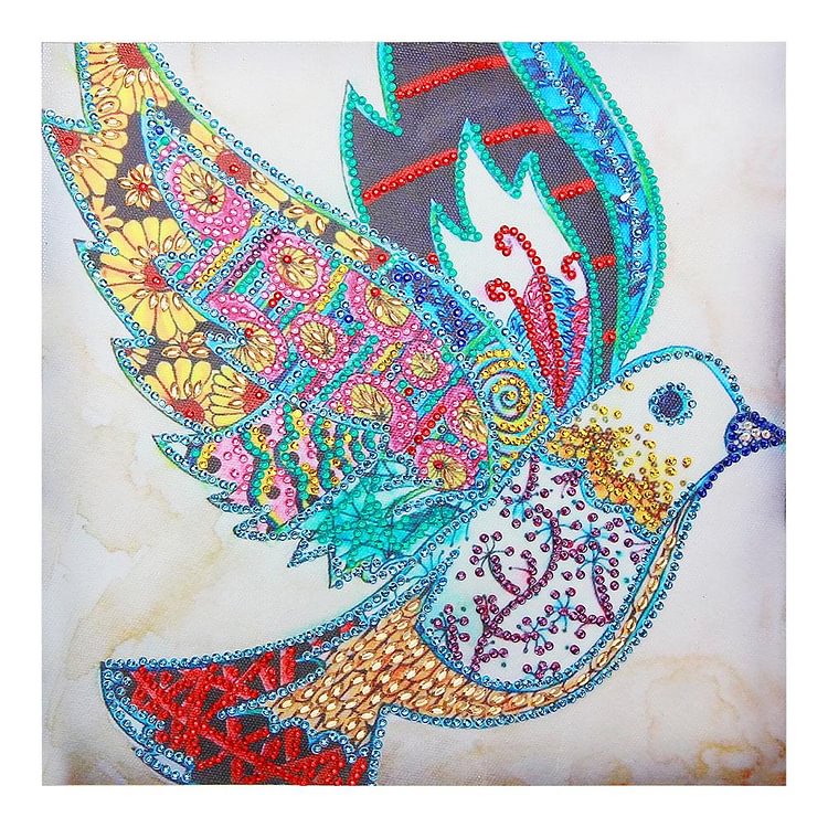 Bird Special Drill Diamond Painting 30X30CM(Canvas)-gbfke