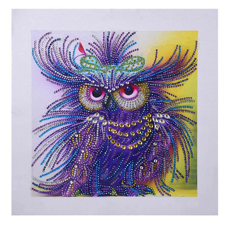 Bird Animal Special Part Drill Diamond Painting 30X30CM(Canvas)-gbfke