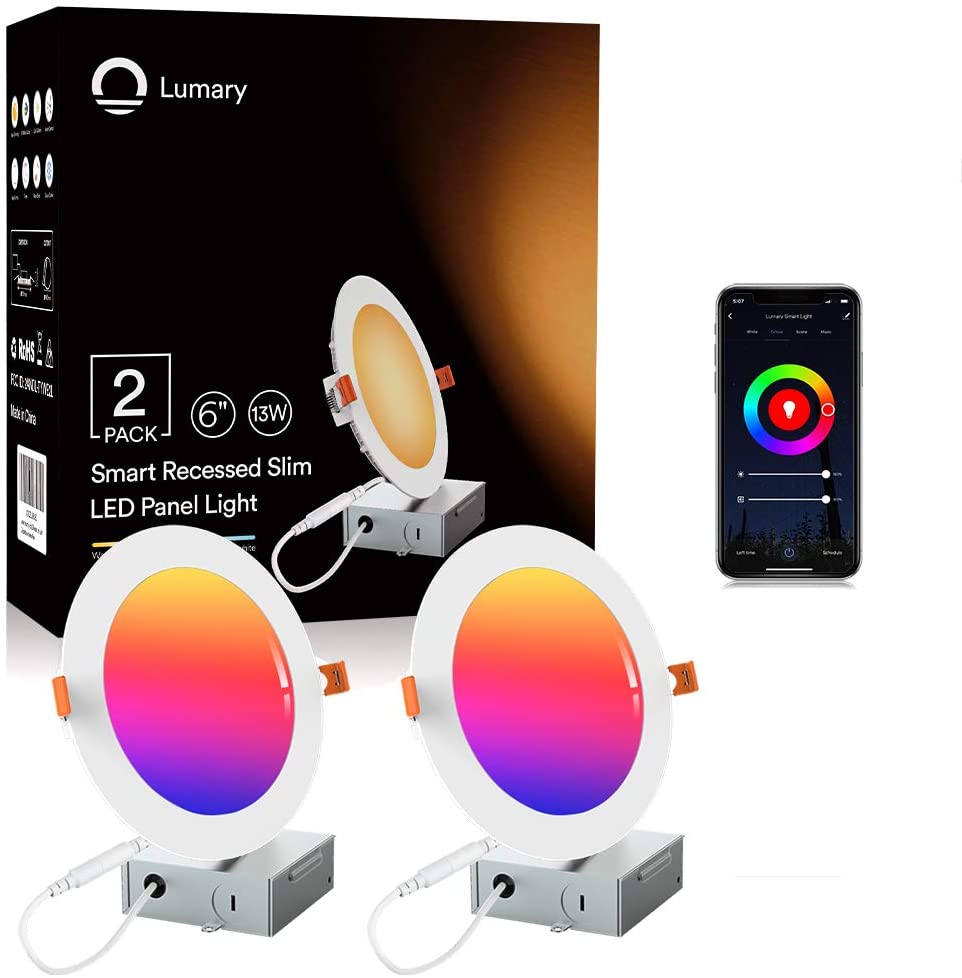 Lumary Smart 6 Inch Slim LED Recessed 
