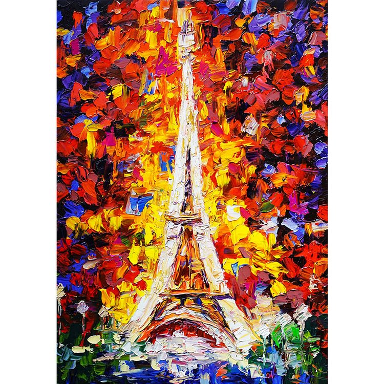 Eiffel Tower 30*40cm(canvas) full round drill diamond painting gbfke