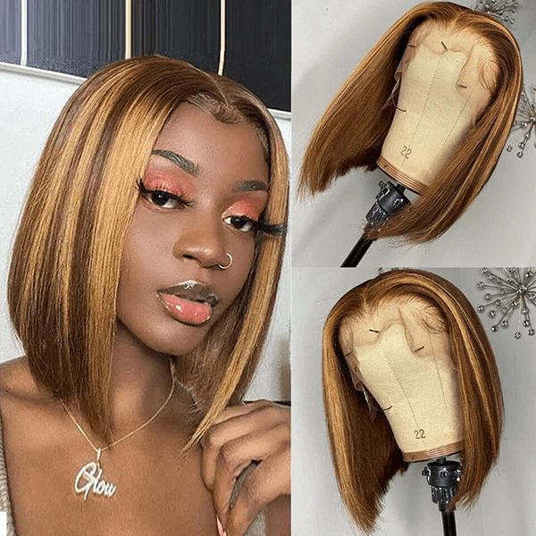 Capable Girl丨10-16 Inches BOB Wig丨4x4 Ultra Thin Seamless Lace Wig That Fits To The Scalp