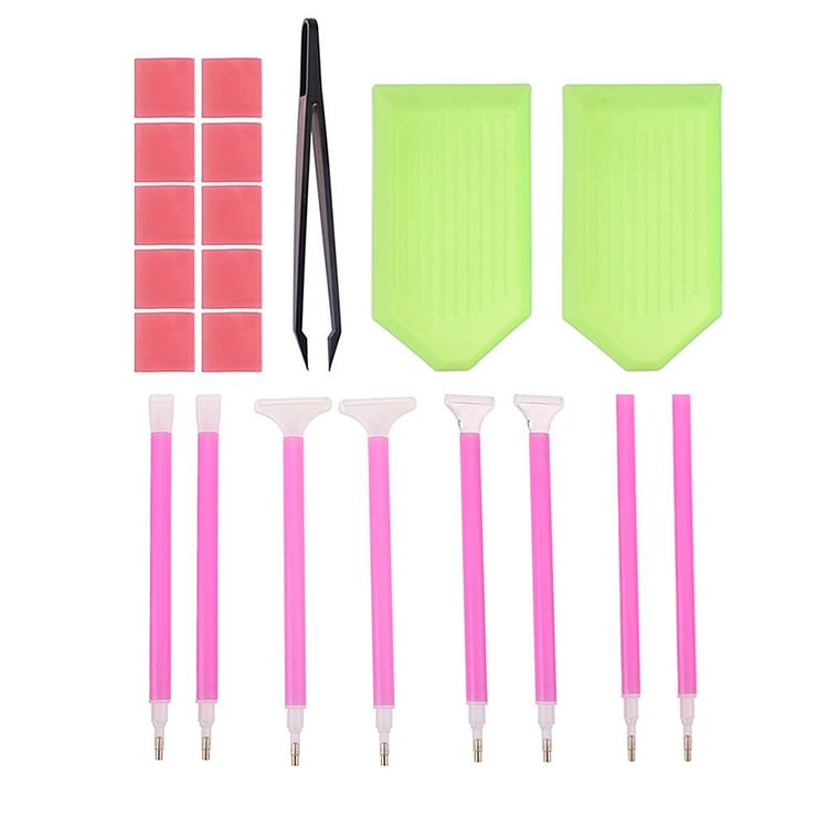 5D DIY Diamond Painting Cross Stitch Embroidery Pen Tools Set Accessories(4-gbfke