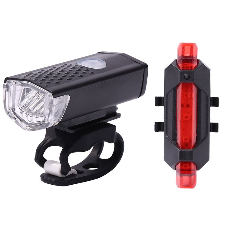 LED Bike Headlight Front Lamp USB Rechargeable Taillight Cycling Equipment