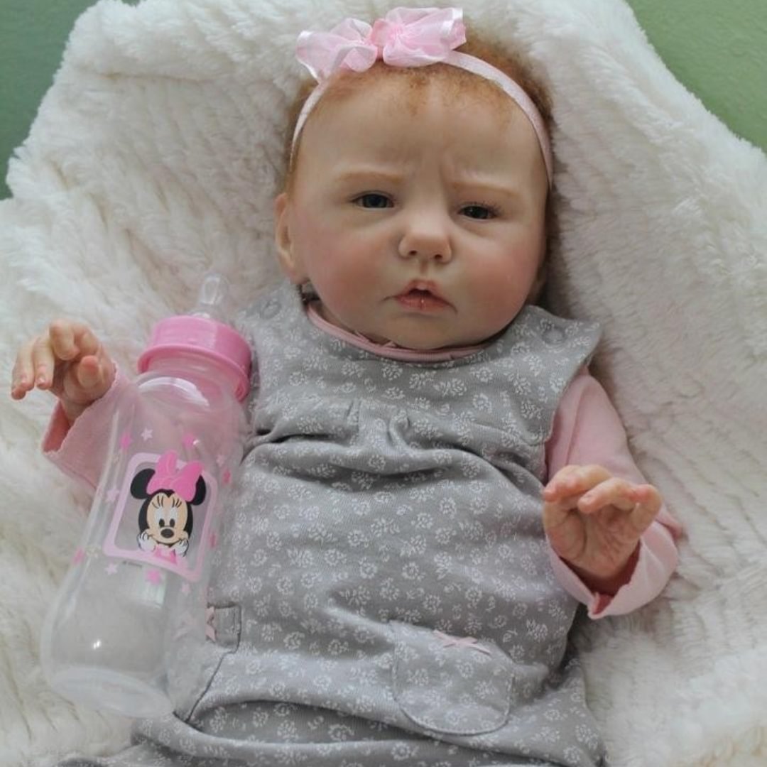  19 Inches Realistic Reborn Toddler Amory Brown Hair - Reborndollsshop.com-Reborndollsshop®