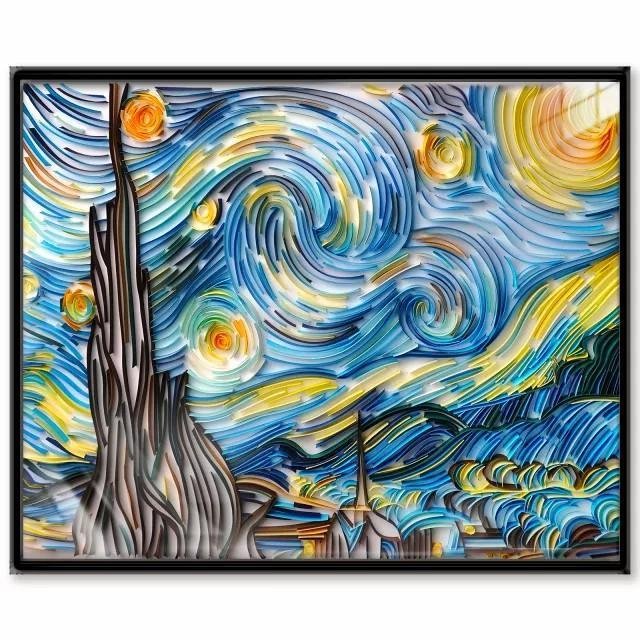 JEFFQUILLING™-JEFFQUILLING™ Paper Filigree painting Kit - Starry Sky
