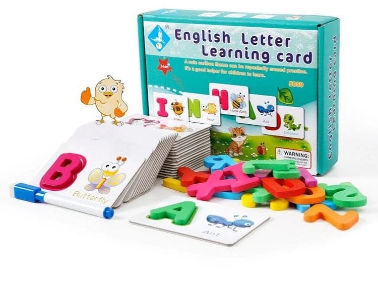 Wooden Letter Learning Box-Mayoulove