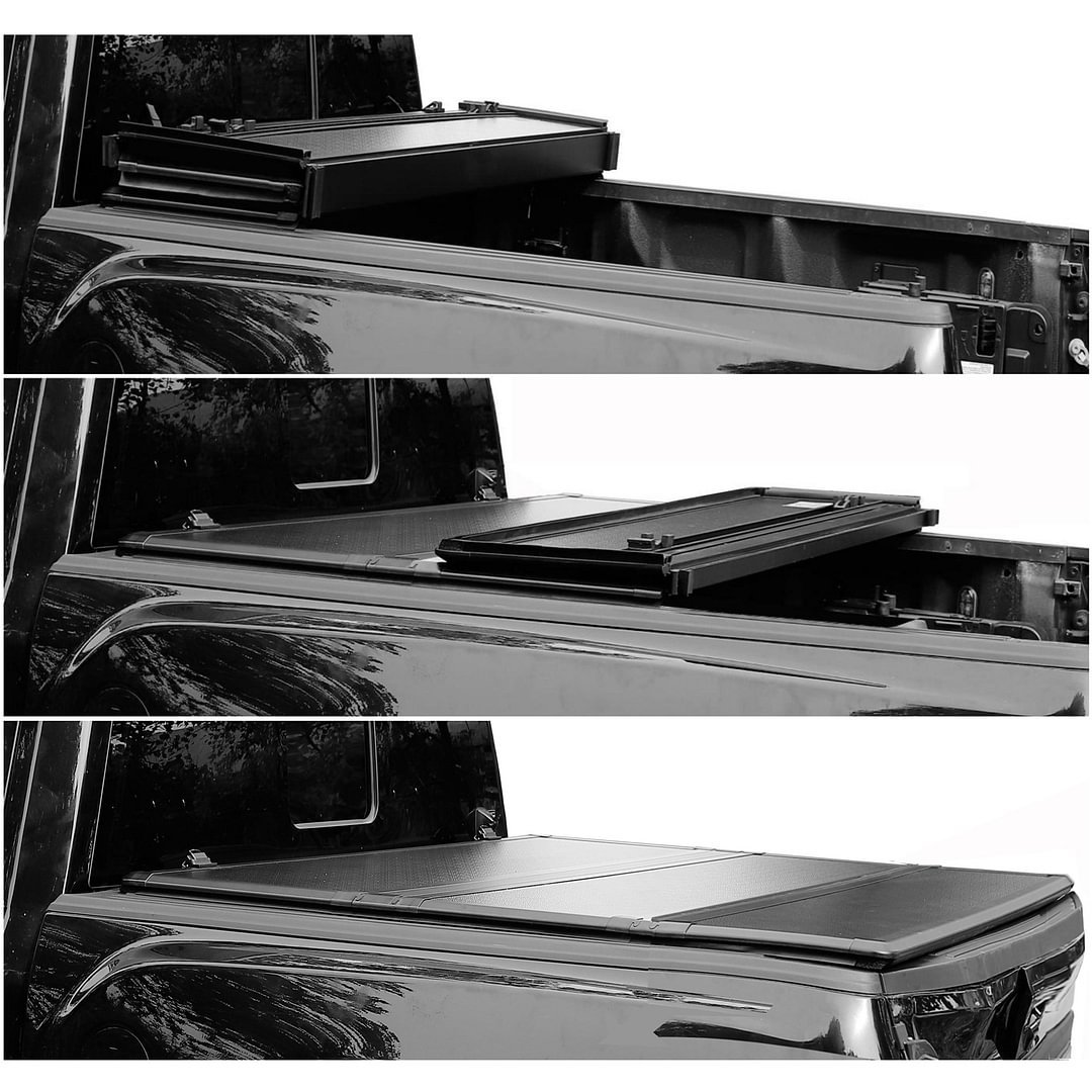 For 20192022 Ford Ranger 5ft Truck Bed Cover Mamoru Hard TriFold