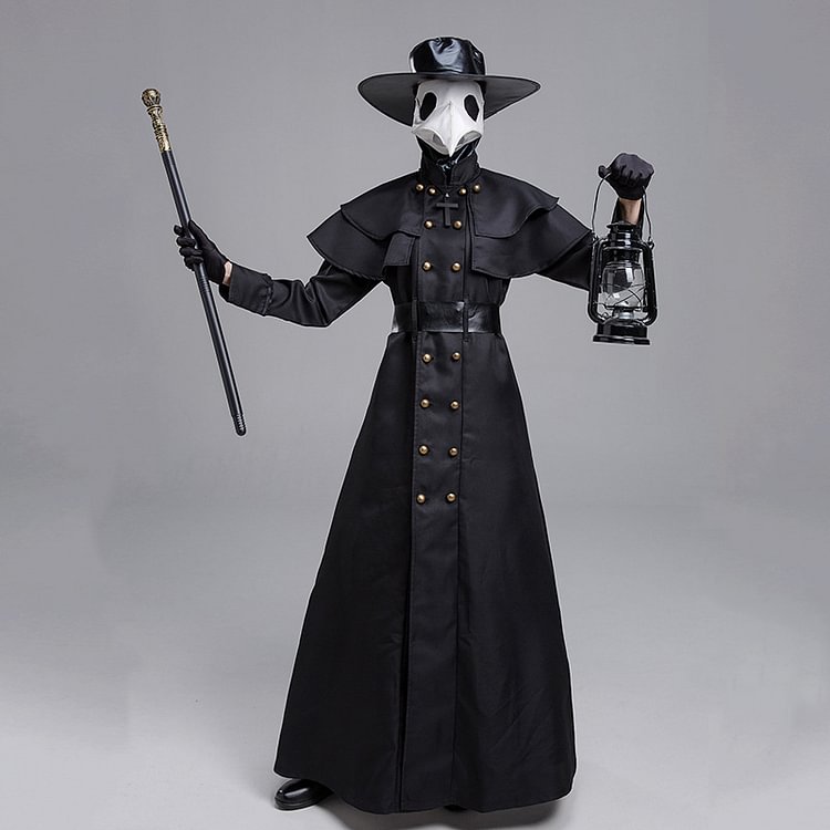 Cosplay Halloween Costume Steampunk Plague Doctor Full Outfit