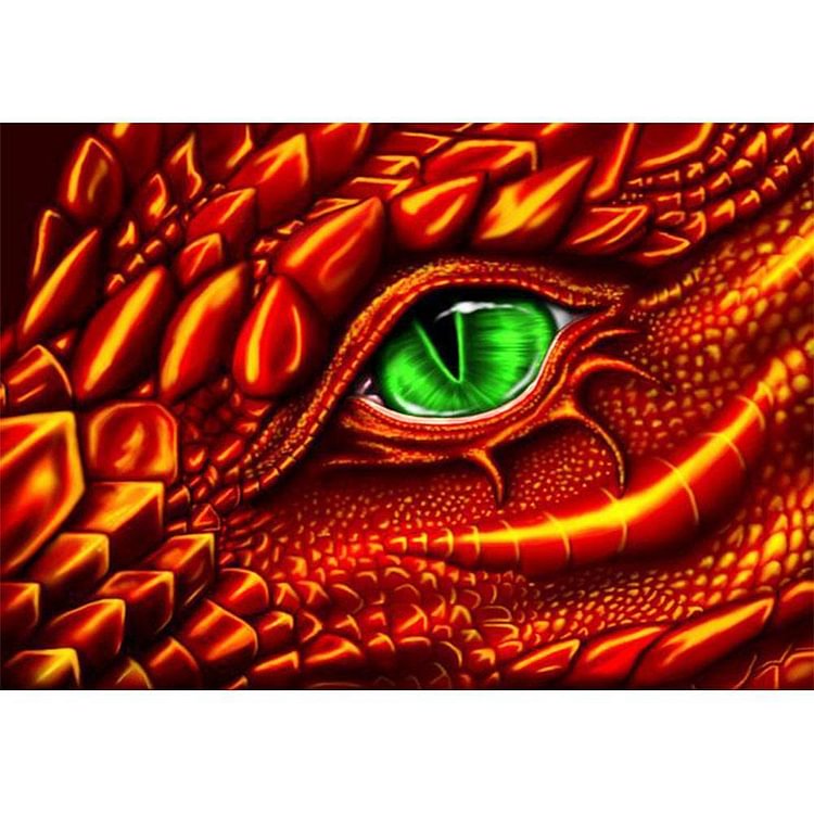 Dragon Eye - Full Round Drill Diamond Painting - 40x30cm(Canvas)