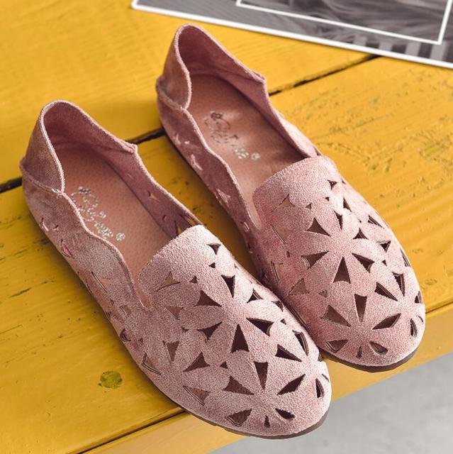 Women Hollow Flats Sandals Soft On Breathable Comfort Ladies Shoes Shoes