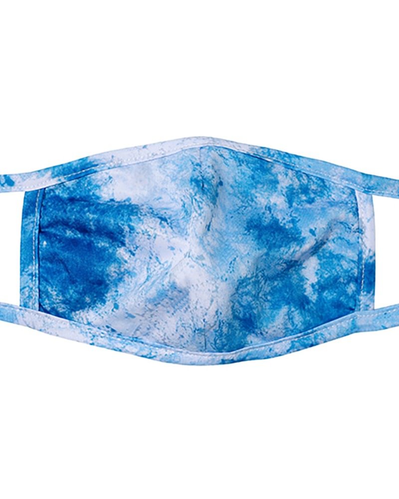 Tie Dye / Starry Sky Print Colorblock Breathable Mouth Mask