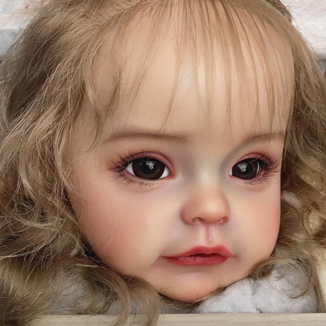 [New Series!]17'' Real Lifelike Opened Eyes Reborn Toddlers Girl Doll Set with Clothes and Bottles Named Mila