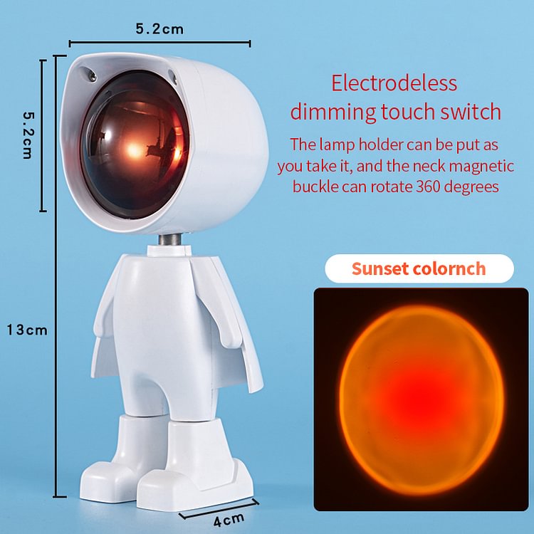 360 ° sunset projection lamp robot - atmosphere table lamp