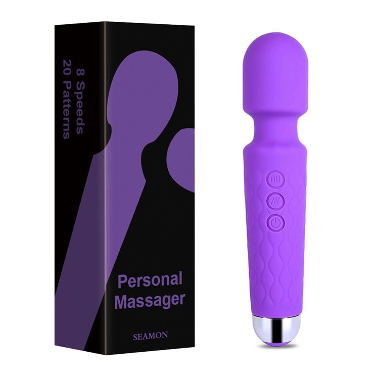 Mini Massager Waterproof Silicone Therapy Tool with 28 Vibration Modes