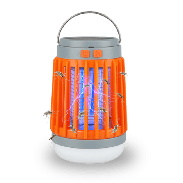 FuzeBug - Top-Rated Bug & Mosquito Zapper LED Lamp USB Powered and Solar Bug Zapper