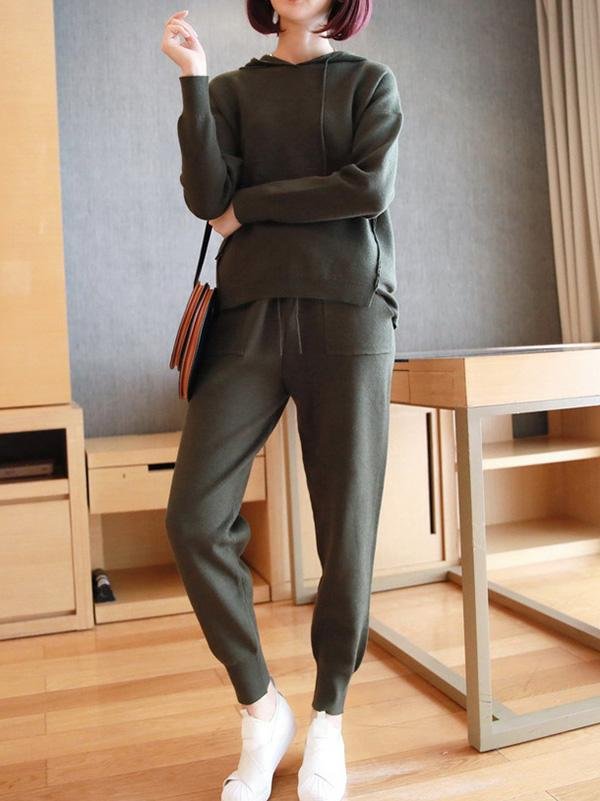 Loose Knitting Comfortable Suits