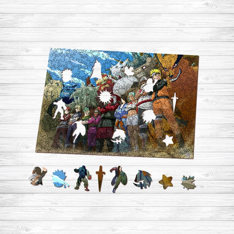 Naruto Wooden Jigsaw Puzzle