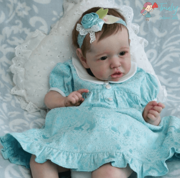 Silicone Babies Doll with Hand-rooted Hair That Look Real Reborn Baby Doll Girl Under $50 12'' Nancy by Creativegiftss® 2022 -Creativegiftss® - [product_tag]
