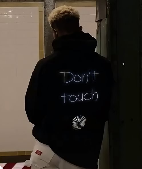 Don't Touch Printed Men Casual Printed Hoodie - Krazyskull