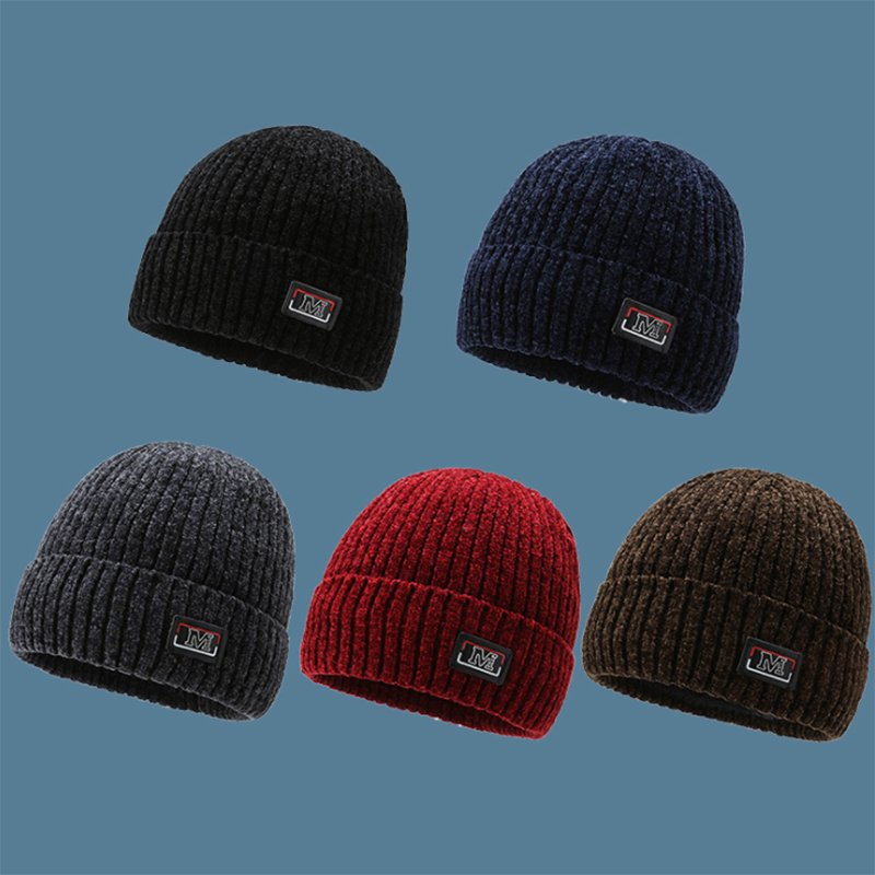 Livereid Men's Winter Outdoor Cold-proof Plus Velvet Knitted Hat - Livereid