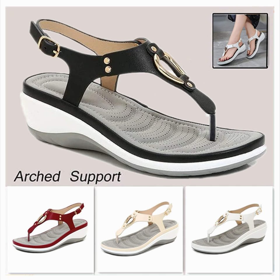 Summer Beach Solid Color Flip Flops For Women Clip Toe Ladies Shoes - vzzhome