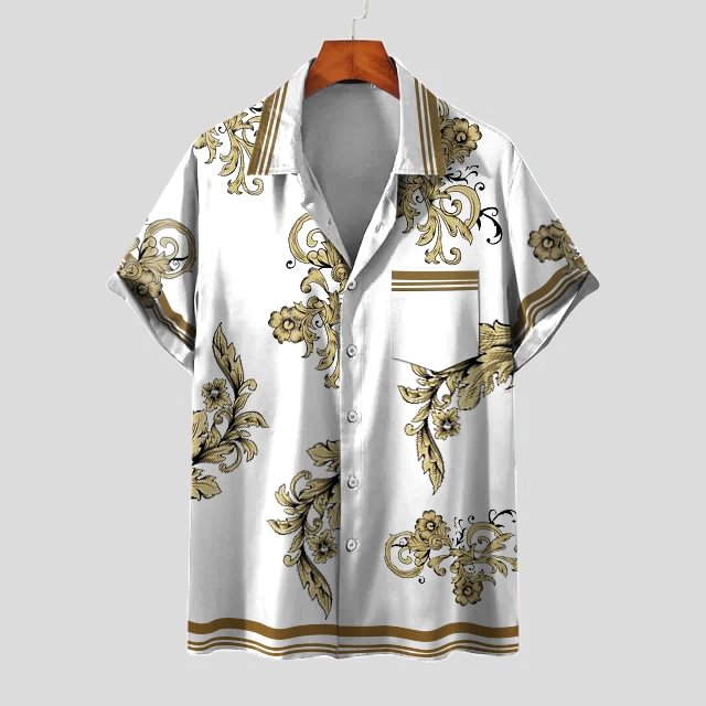 BrosWear Full Baroque Short Sleeve Shirt