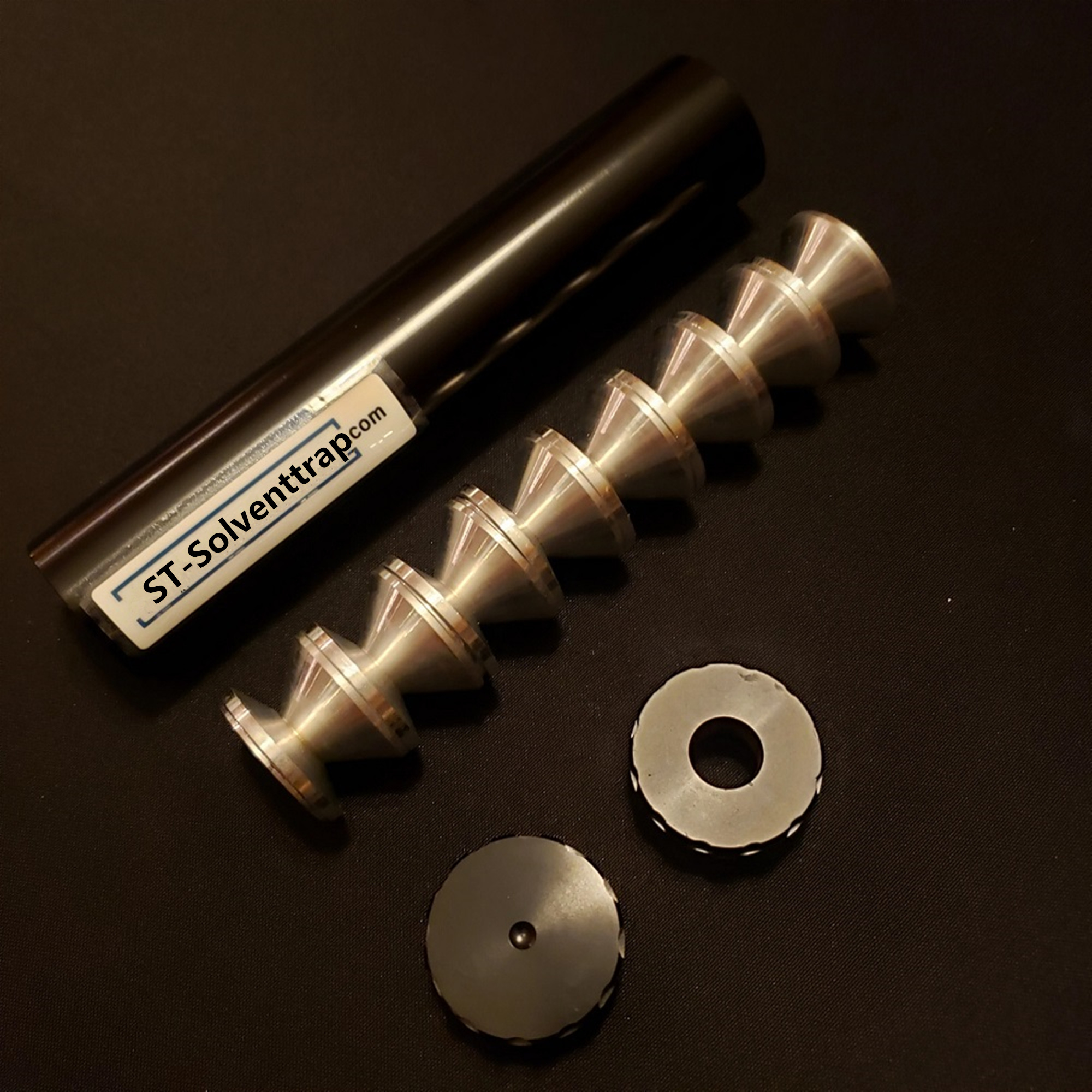 9"L Aluminum Tube D Cell 8pcs Stainless Steel K Cups 1/228 5/824 End