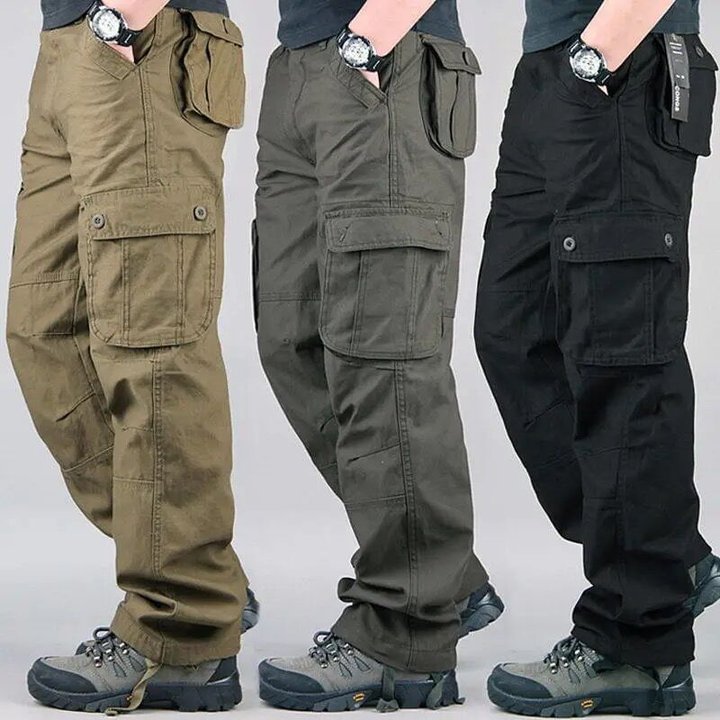 Men's Cargo Casual Multi Pockets Military Tactical Pants 