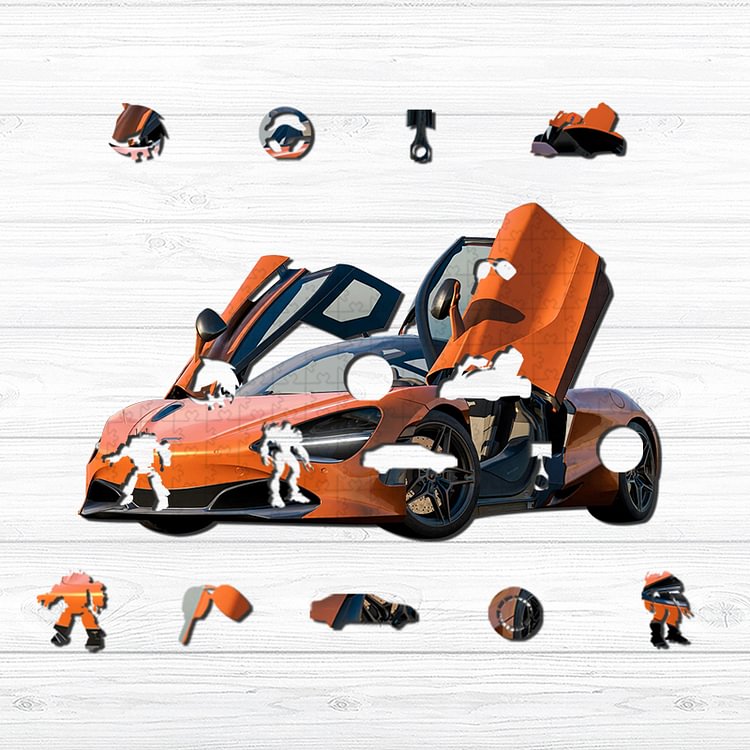 McLaren 720S Wooden Puzzle