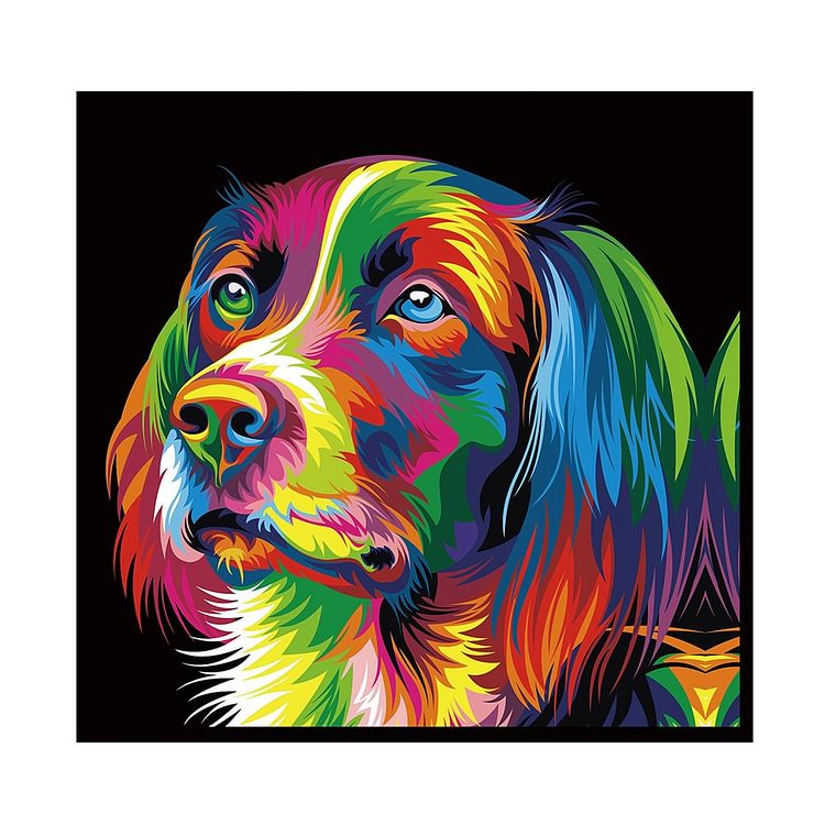 Dog - Special Shaped Diamond Painting - 30*30CM