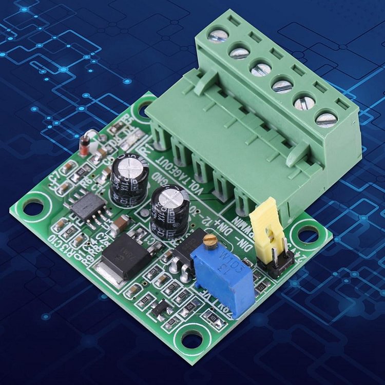 PWM to Voltage 0-10V Adjustable Digital Analog Signal Converter Module PLC