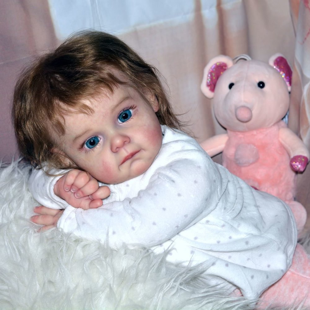 15'' Reborn Angel Maggi Truly Lifelike Baby Doll Tessa with "Heartbeat" and Coos