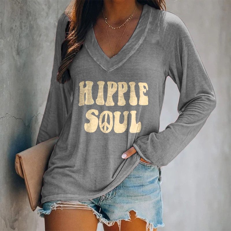 Hippie Soul Printed Women's T-shirt