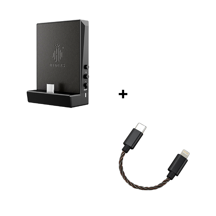 DH80 DAC & AMP + LT02 USB-C to Lightning Cable Bundle