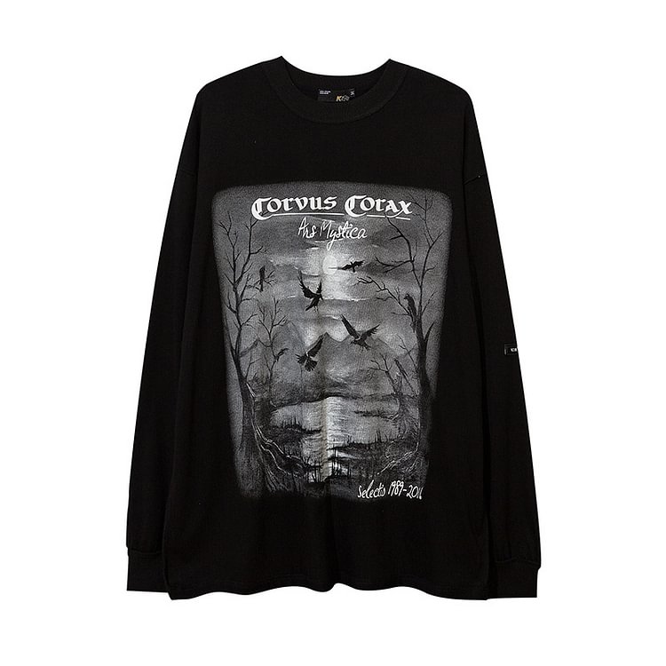 Dark Vibes Oversized Sweatshirt - CODLINS - Codlins