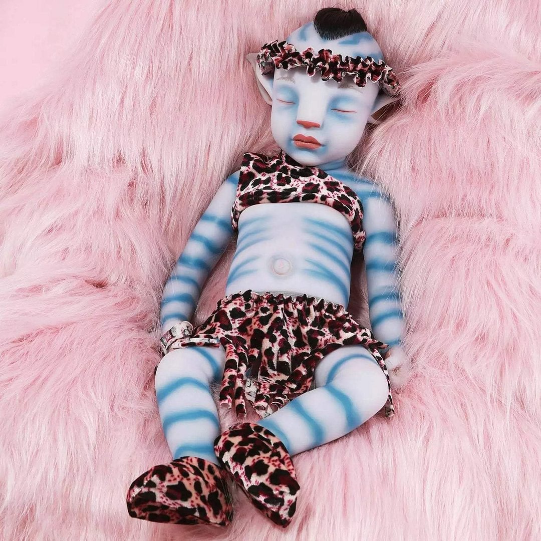 Avatar Alien Reborn Baby 20'' Realistic Patti Truly Handmade Fantasy Toddler Doll 2022 -Creativegiftss® - [product_tag]