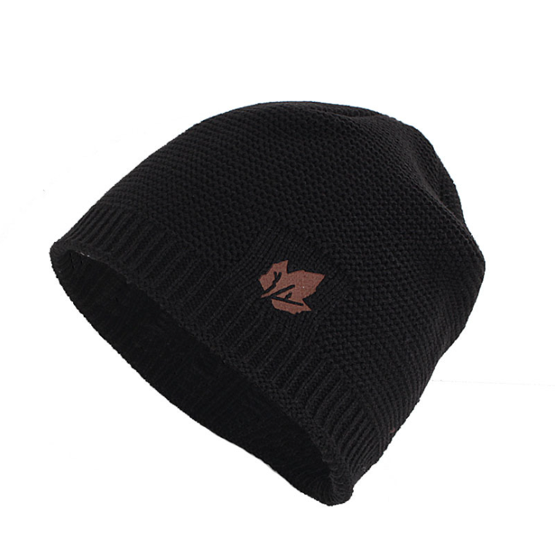 Livereid Maple Leaf Pattern Plus Velvet Thick Woolen Hat - Livereid