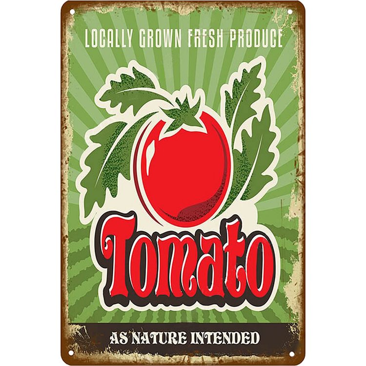 Tomato - Vintage Tin Signs/Wooden Signs - 20x30cm & 30x40cm