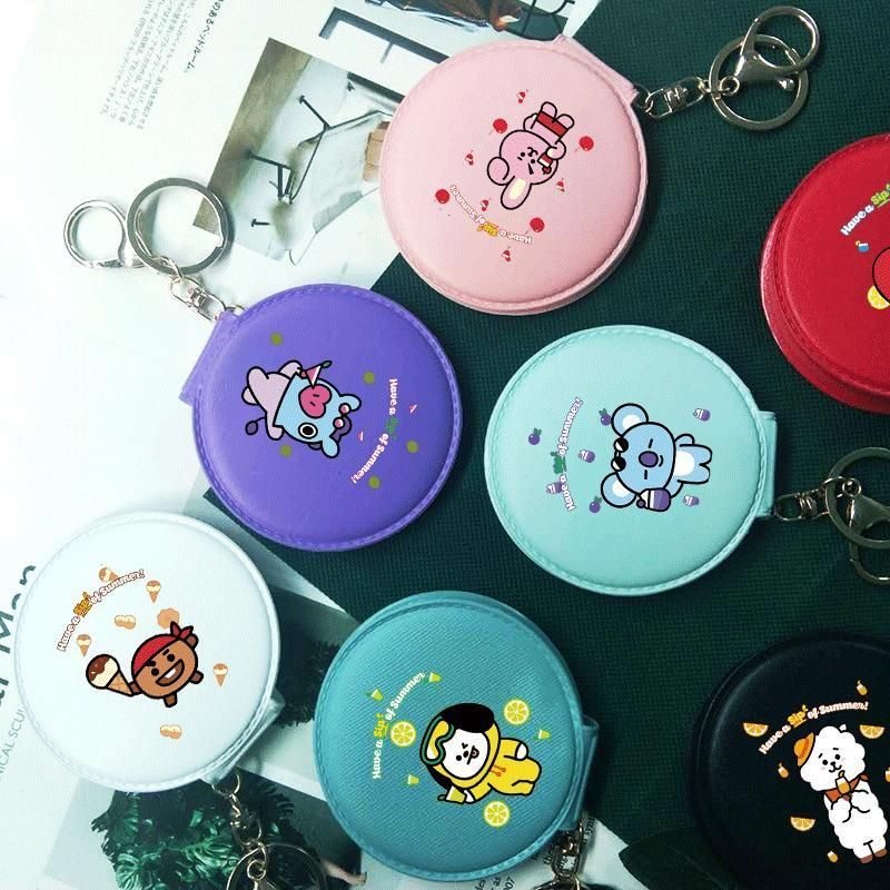 BT21 X DOUBLE-SIDED PORTABLE MIRROR