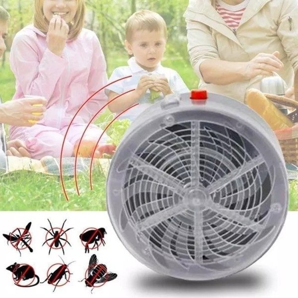 Solar Powered Bug Zapper - No Need for Wiring or Battery Costs - tree - Codlins