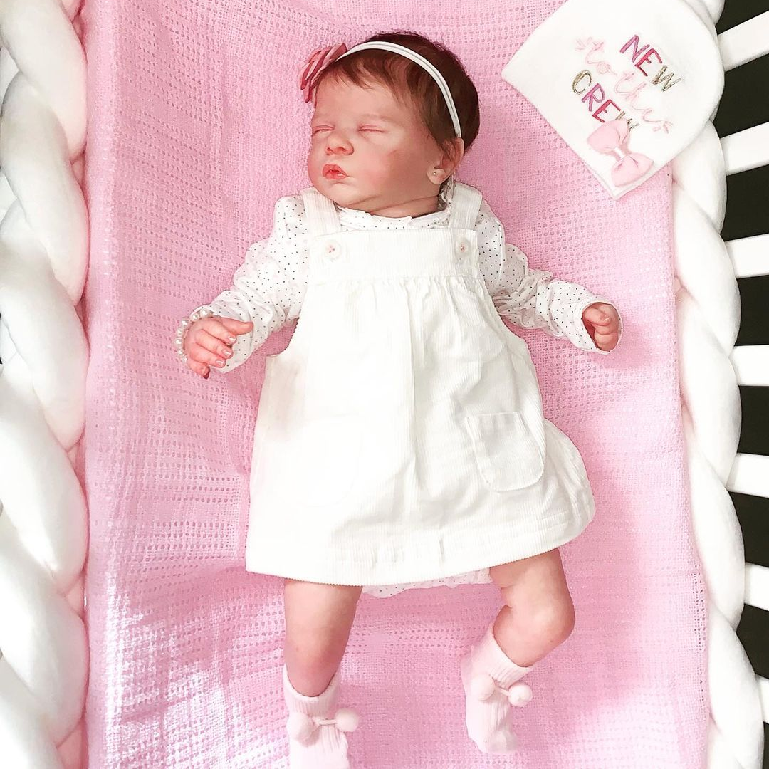 Authentic Reborns 19'' Sleeping Preethi Reborn Baby Girl