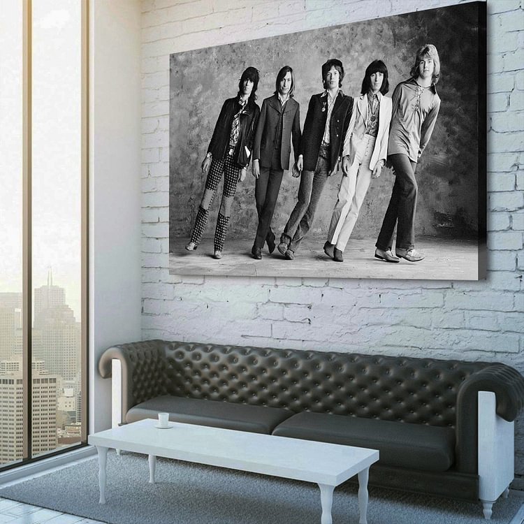 The Rolling Stones Poster Canvas Wall Art