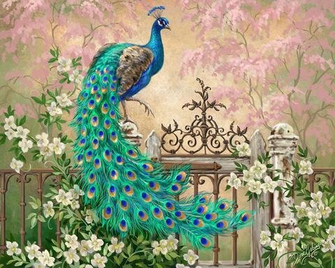Paint by Numbers Kit for Adults by Alto Crafto - Peacock Green Blue、bestdiys、sdecorshop