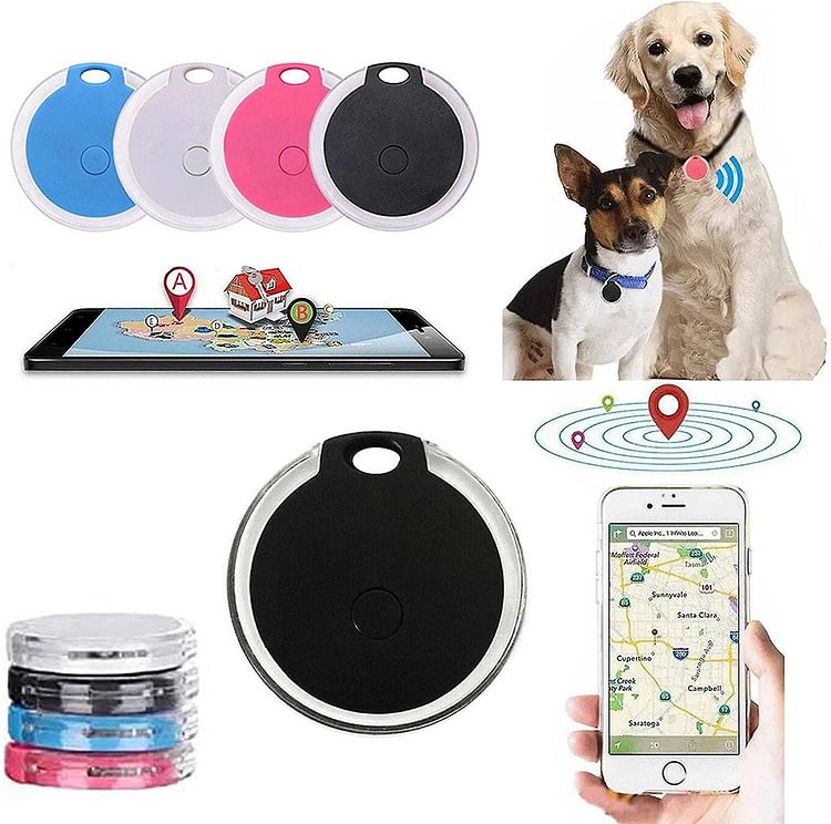 4 Pack Pet Cat Dog Gps Tracker Collar Accessories Locator Dog Finder With Remote Selfie - tree - Codlins