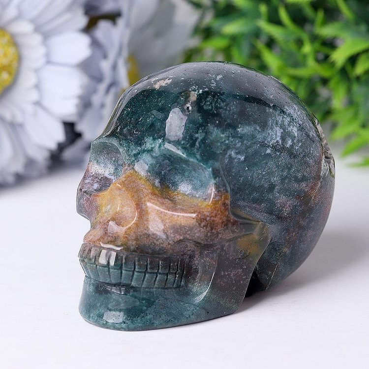 Ocean Jasper Crystal Skull Carvings Crystal wholesale suppliers